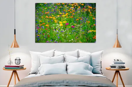 Pintura de flores silvestres