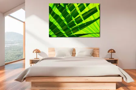 Pintura de folha verde