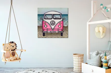 Quadro de carro infantil Volkswagen