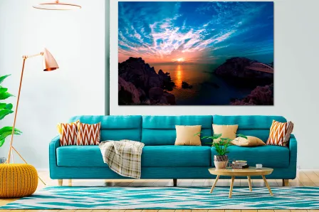 Pintura do nascer do sol