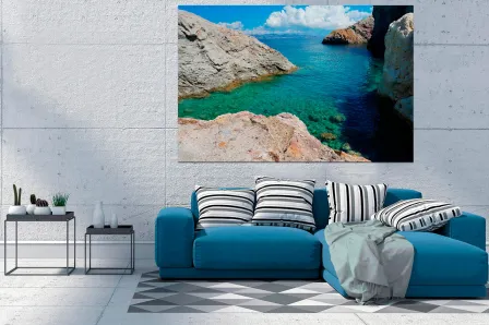 Pintura de paisagem marítima