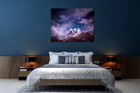 Pintura do céu do Himalaia