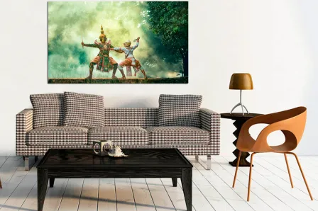 Pintura de danças étnicas