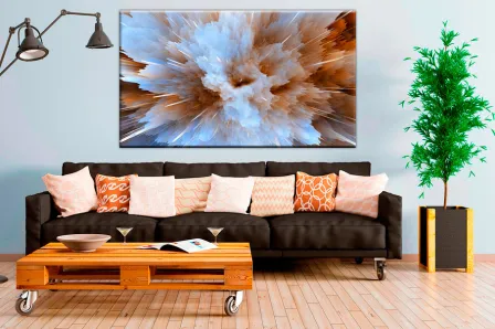 Pintura de incubação abstrata