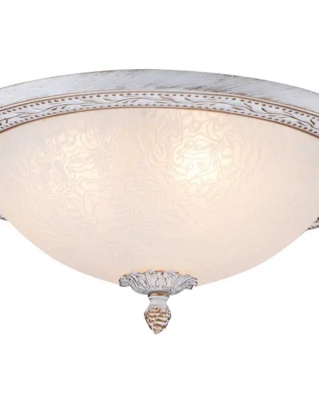 Plafon Aritos Branco com Dourado
