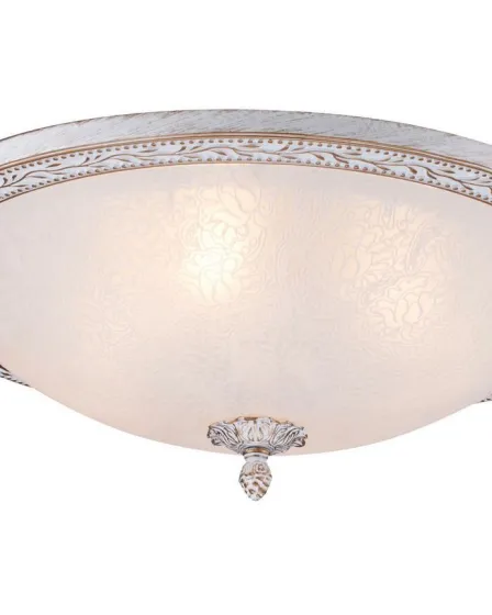 Plafon Aritos Branco com Dourado