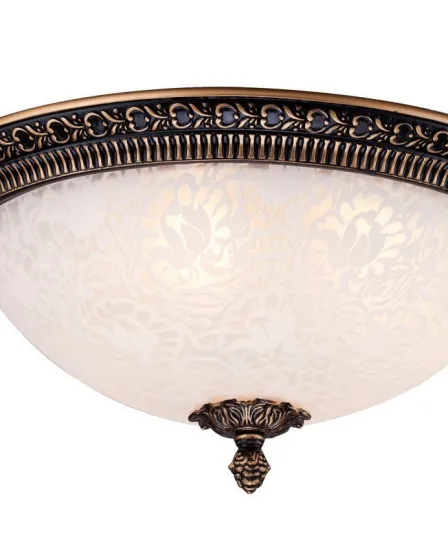 Plafon Pascal Bronze Envelhecido