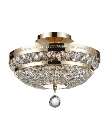 Candeeiro de Teto Ottilia Dourado