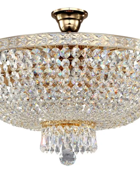 Candeeiro de Teto Bella Dourado