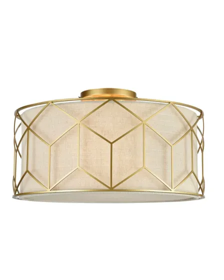 Plafon Messina Dourado