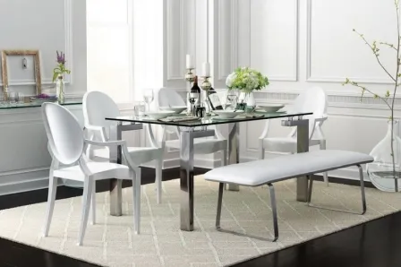 Mesa de Vidro Lainey Black