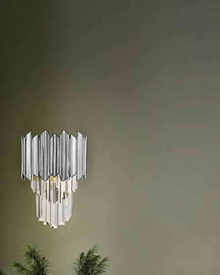Aplique de Parede Tiara Cromado