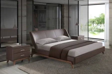 Cama de Casal Brown